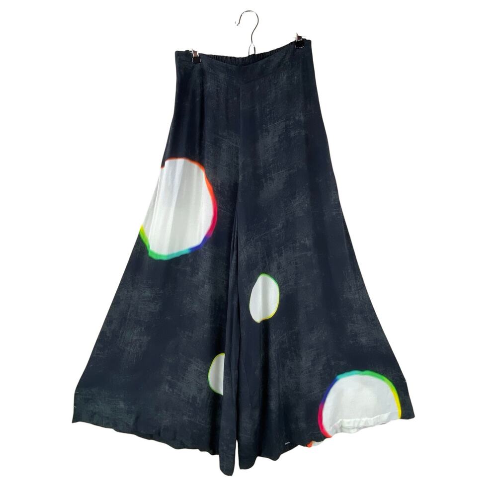 Ozai N Ku Alembika Art To Wear Pants Size S Wide Leg Lagenlook Boho Resort
